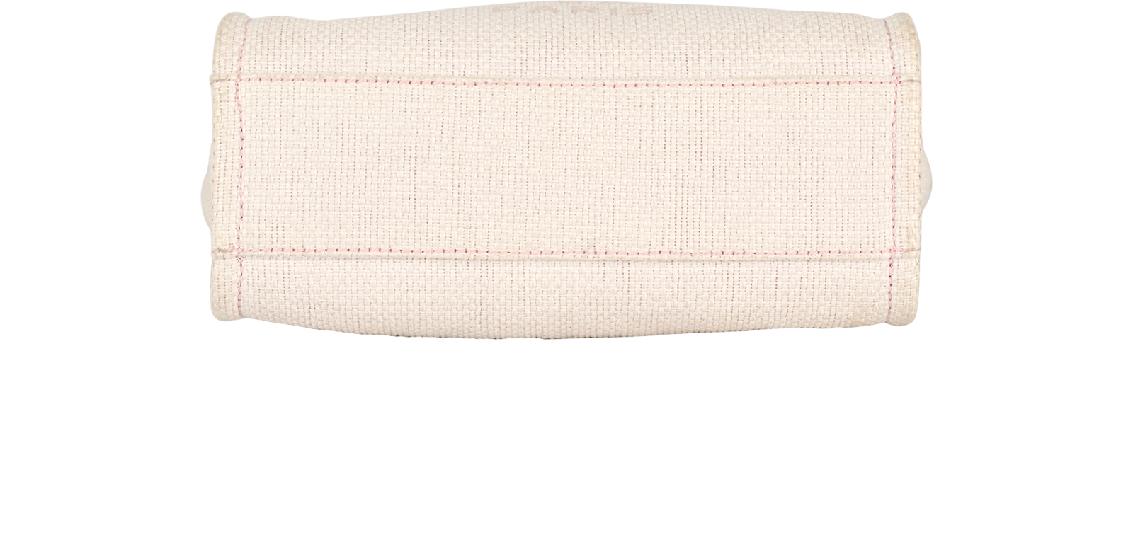 Mini Deauville, &pound;1,500, Handbags, Pink/White, Canvas, Top view
